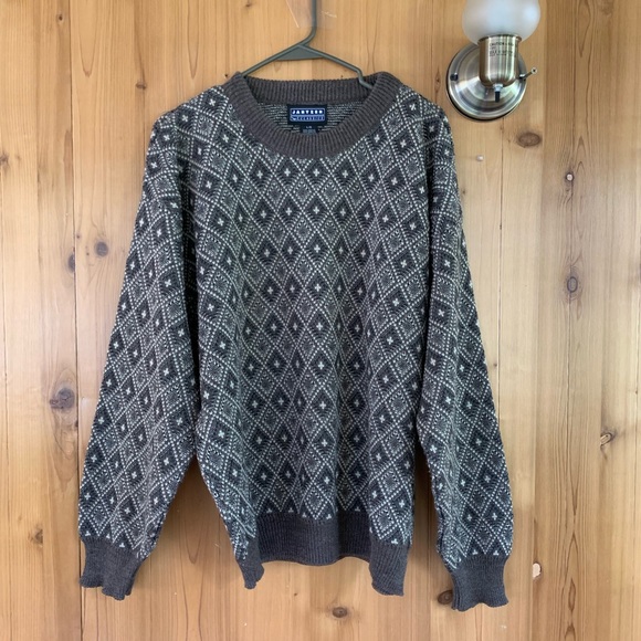 vtg jantzen oversized crewneck sweater 🍁 large - Picture 5 of 6